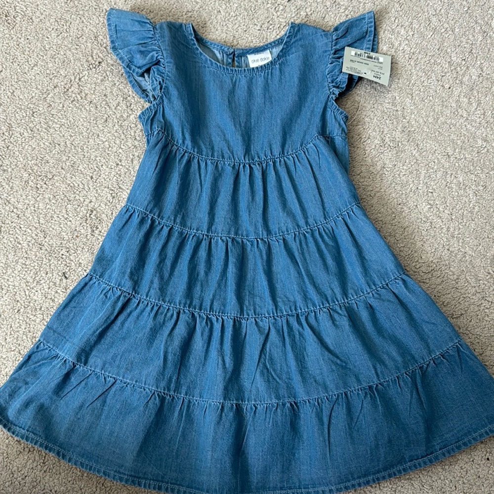 Okie Dokie denim dress (24 months)